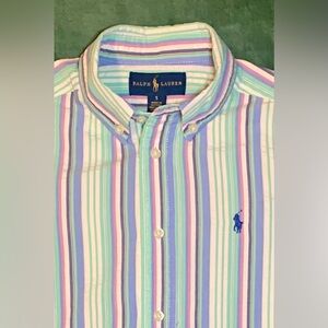 Polo Ralph Lauren Cotton, Classic Botton Down Shirt: Boy 5, Great Looking Shirt